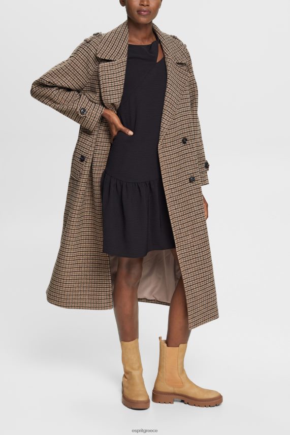 γυναίκες Esprit μαύρος μίνι φόρεμα με κόψιμο φορέματα 0J044P429