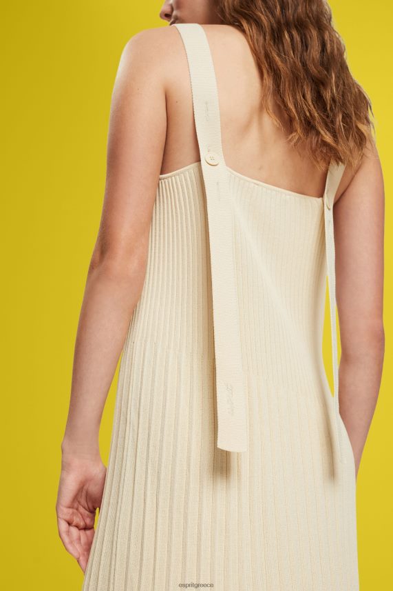 γυναίκες Esprit άμμος φόρεμα με λουράκι με πλισέ φορέματα 0J044P492