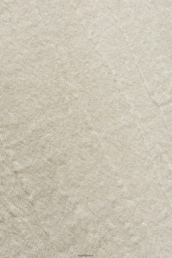 γυναίκες Esprit σκονισμένο πράσινο τσακισμένο μίντι φόρεμα με ζώνη φορέματα 0J044P53