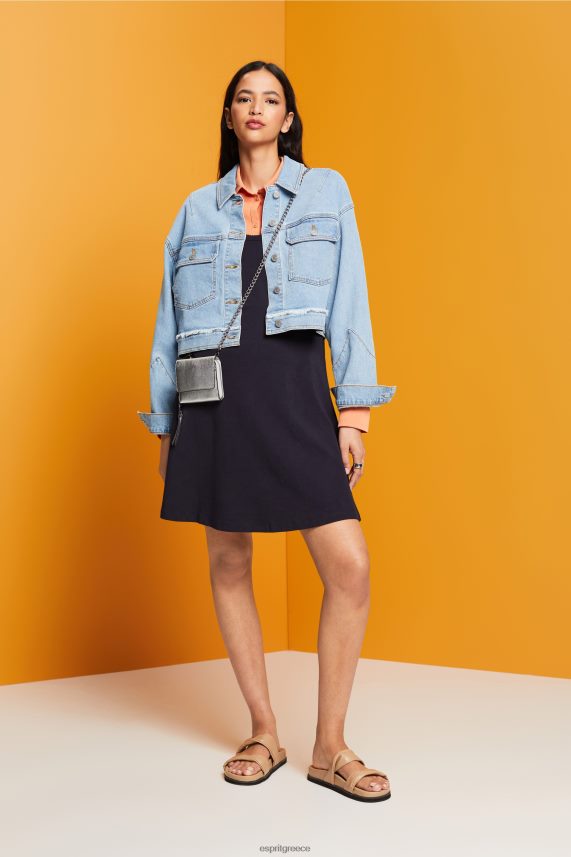 γυναίκες Esprit ΠΟΛΕΜΙΚΟ ΝΑΥΤΙΚΟ Μίνι φόρεμα ζέρσεϊ φορέματα 0J044P61