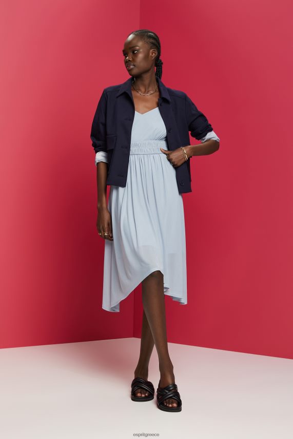 γυναίκες Esprit γαλάζιο λεβάντα Φόρεμα με ελαστικό πλέγμα στη μέση φορέματα 0J044P66