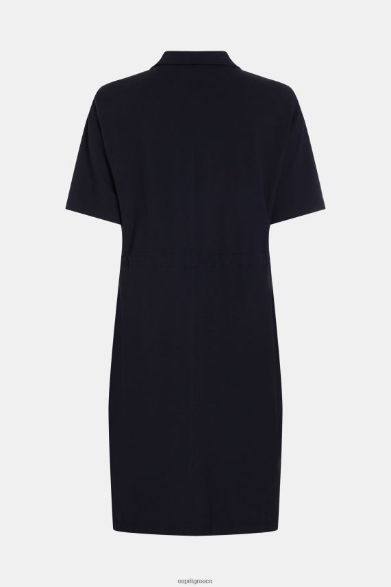 γυναίκες Esprit μαύρος dolphin tennis club φόρεμα πόλο πλισέ φορέματα 0J044P501