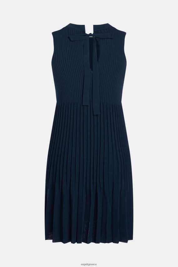 γυναίκες Esprit ΠΟΛΕΜΙΚΟ ΝΑΥΤΙΚΟ φόρεμα με πλισέ εφαρμογή και flare φορέματα 0J044P384