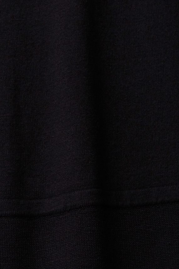 γυναίκες Esprit μαύρος πλεκτό φόρεμα με σκίσιμο μανίκι, lenzing ecovero φορέματα 0J044P442