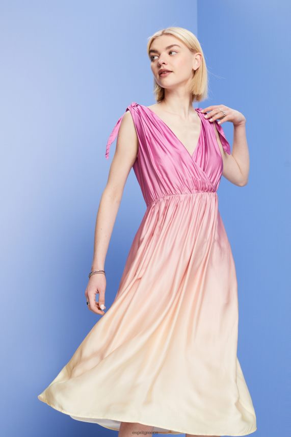 γυναίκες Esprit άσπρο Μίντι φόρεμα με σχέδια, lenzing ecovero φορέματα 0J044P76