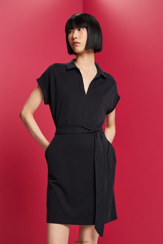 γυναίκες Esprit ανθρακίτης midi φόρεμα με λαιμόκοψη φορέματα 0J044P73