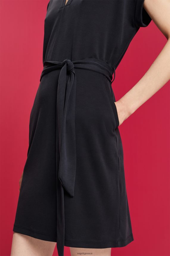 γυναίκες Esprit ανθρακίτης midi φόρεμα με λαιμόκοψη φορέματα 0J044P73