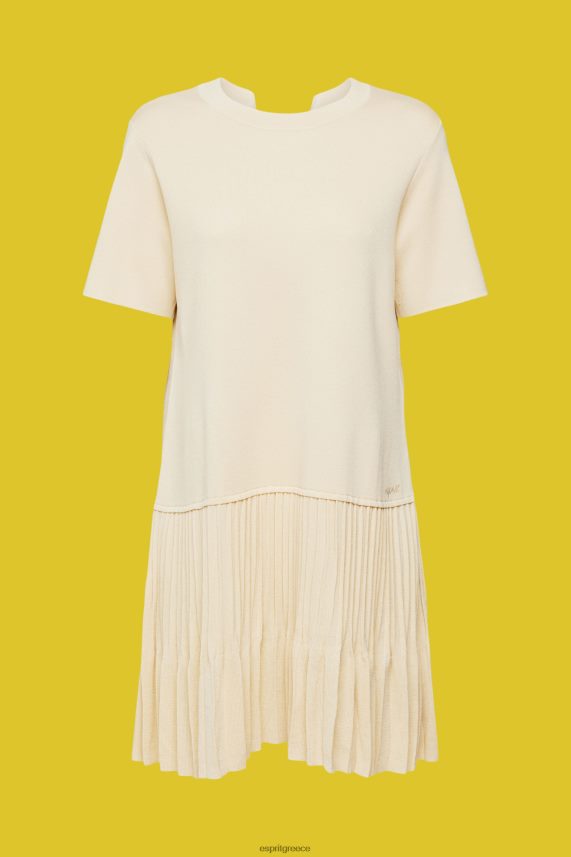 γυναίκες Esprit άμμος φόρεμα με πλισέ peplum φορέματα 0J044P489