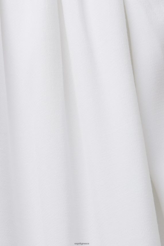 γυναίκες Esprit άσπρο τιράντε φόρεμα με smock, tencel φορέματα 0J044P203