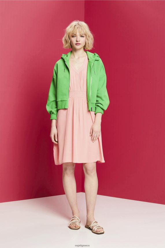 γυναίκες Esprit ροζ μίνι φόρεμα με smocked μέση φορέματα 0J044P229