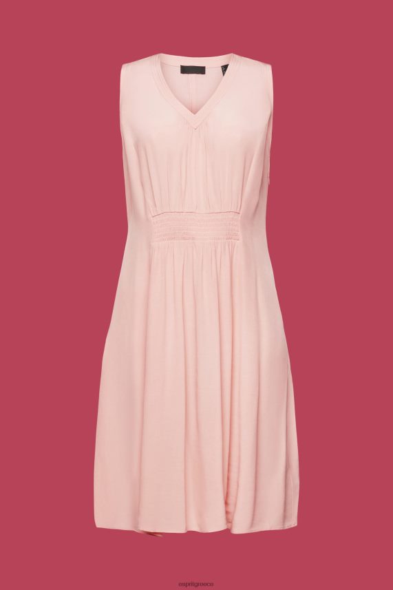 γυναίκες Esprit ροζ μίνι φόρεμα με smocked μέση φορέματα 0J044P229