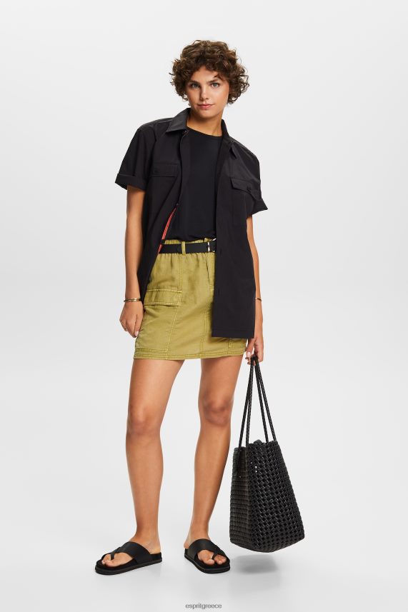 γυναίκες Esprit μαύρος μπλουζάκι από βισκόζη γιλέκο 0J044P260