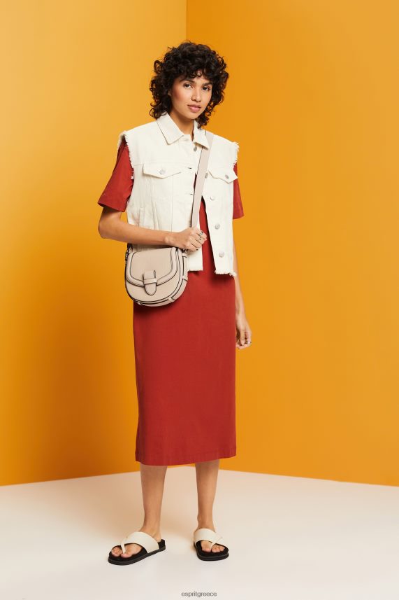 γυναίκες Esprit πάγος ξεφτισμένο τζιν γιλέκο γιλέκο 0J044P62