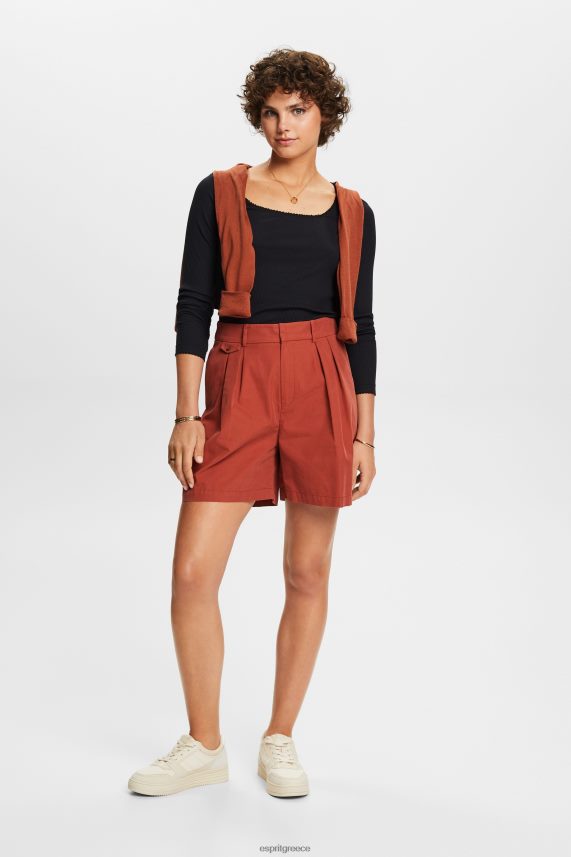 γυναίκες Esprit μαύρος ριμπ μακρυμάνικο τοπ μακρύ μανίκι 0J044P88