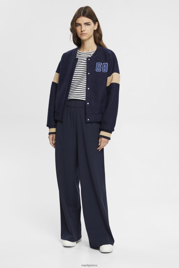 γυναίκες Esprit υπόλευκο ριγέ μακρύ μανίκι, 100% βαμβάκι μακρύ μανίκι 0J044P251