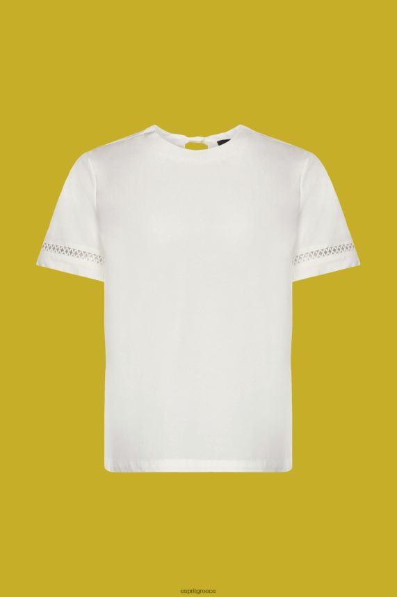 γυναίκες Esprit άσπρο μπλούζα με ανοιχτή πλάτη, τένσελ μπλούζες 0J044P201