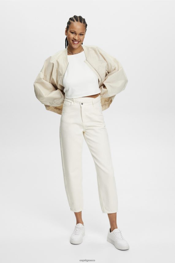 γυναίκες Esprit υπόλευκο κομμένη αμάνικη μπλούζα μπλούζες 0J044P308