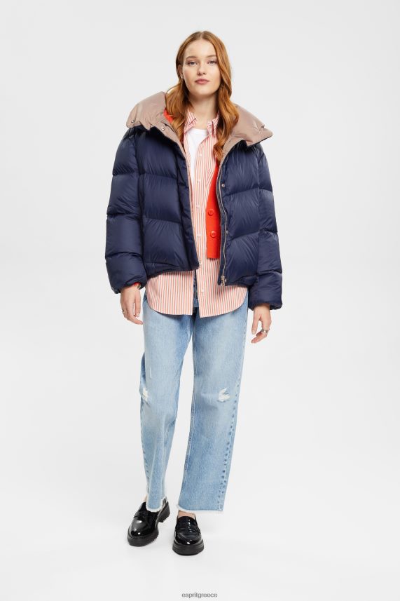 γυναίκες Esprit πορτοκαλοκόκκινο ριγέ μπλούζα ποπλίνα μπλούζες 0J044P349