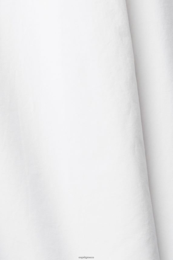 γυναίκες Esprit άσπρο υπερμεγέθη λευκή βαμβακερή μπλούζα μπλούζες 0J044P406