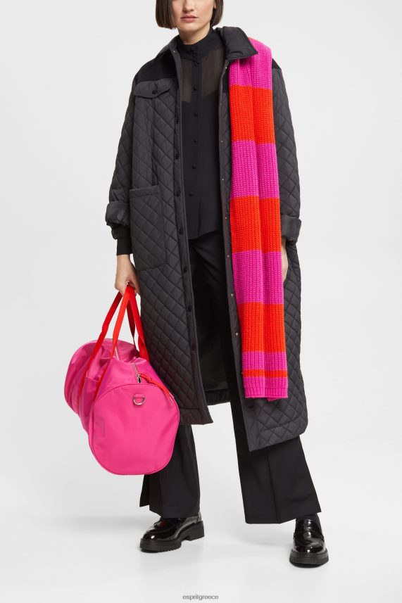 γυναίκες Esprit μαύρος φαρδιά σιφόν μπλούζα μπλούζες 0J044P426