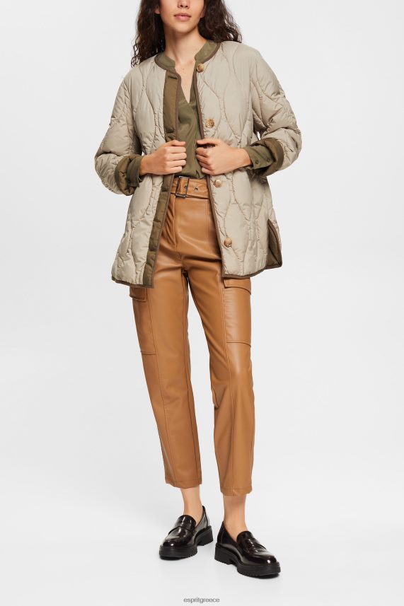 γυναίκες Esprit σκούρο χακί Μπλούζα με λαιμόκοψη, lenzing ecovero μπλούζες 0J044P555