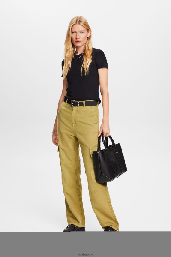 γυναίκες Esprit μαύρος μπλουζάκι με ραβδώσεις μπλουζάκια 0J044P1