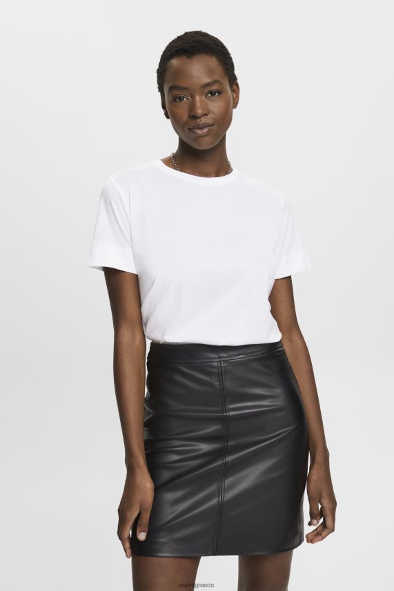 γυναίκες Esprit άσπρο μπλουζάκι με στάμπα στο στήθος μπλουζάκια 0J044P316