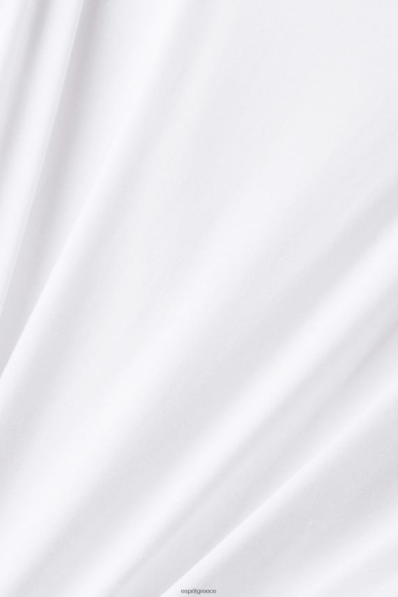 γυναίκες Esprit άσπρο μπλουζάκι με στάμπα στο στήθος μπλουζάκια 0J044P316