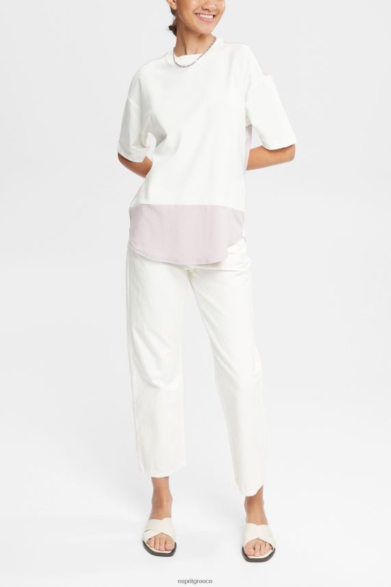 γυναίκες Esprit υπόλευκο διχρωμία μπλουζάκι μπλουζάκια 0J044P393