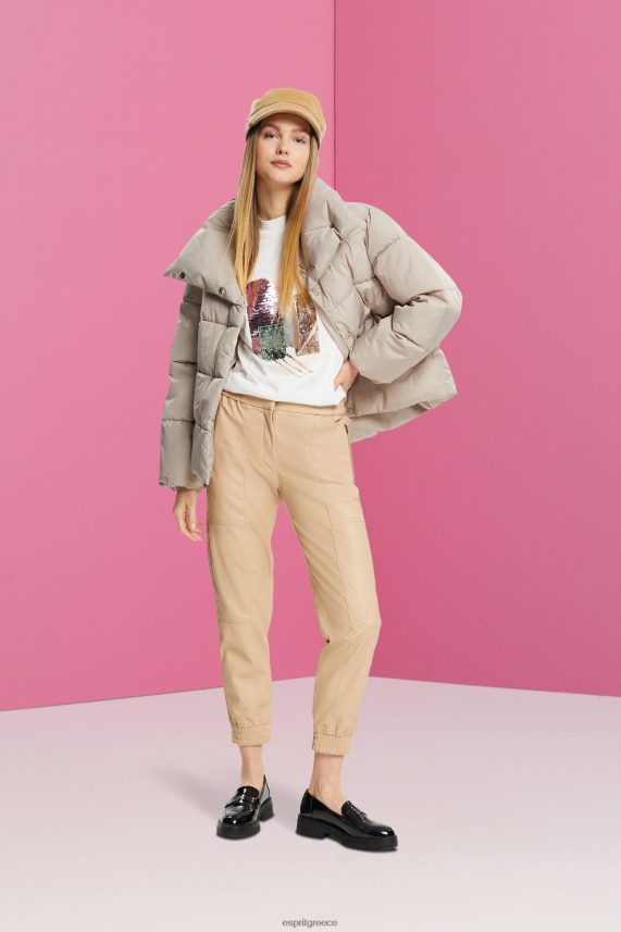 γυναίκες Esprit υπόλευκο μπλουζάκι απλικέ παγιέτες, τενσελ μπλουζάκια 0J044P399