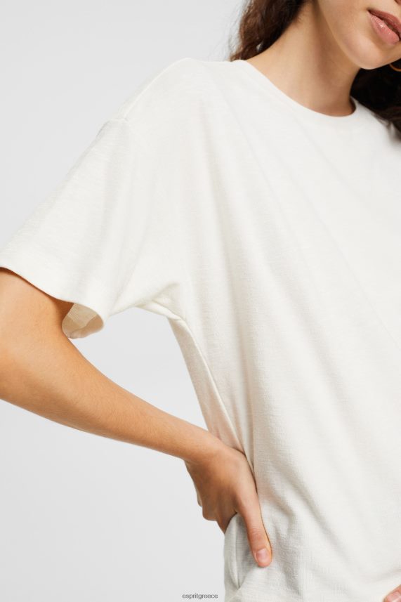 γυναίκες Esprit υπόλευκο Κοντομάνικη μπλούζα μπλουζάκια 0J044P545