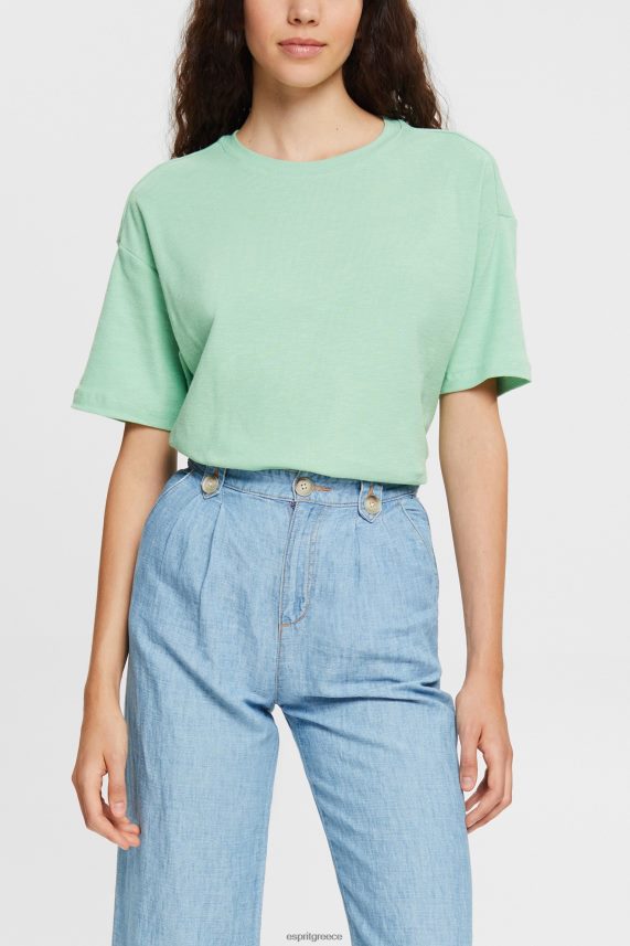 γυναίκες Esprit παστέλ πράσινο Κοντομάνικη μπλούζα μπλουζάκια 0J044P546