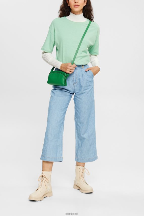 γυναίκες Esprit παστέλ πράσινο Κοντομάνικη μπλούζα μπλουζάκια 0J044P546