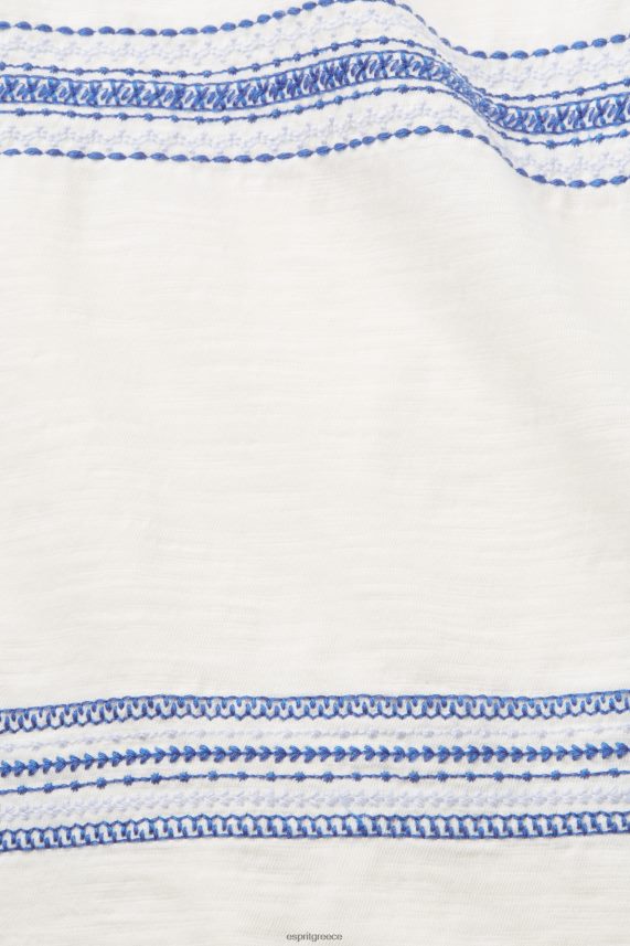 γυναίκες Esprit πάγος κεντημένο μπλουζάκι, 100% βαμβάκι μπλουζάκια 0J044P97