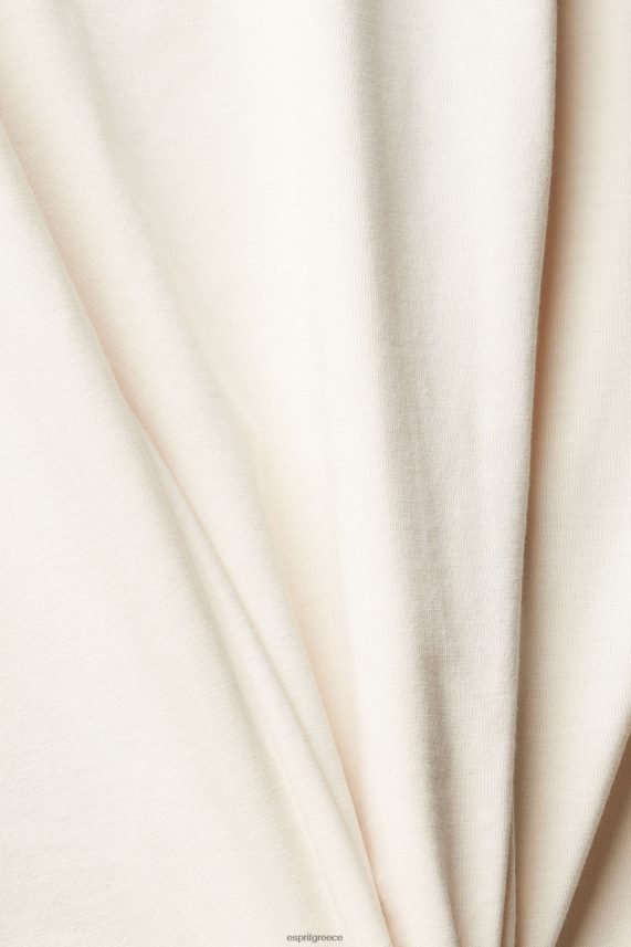 γυναίκες Esprit γυμνός T-shirt με λογότυπο, μείγμα tencel μπλουζάκια 0J044P441