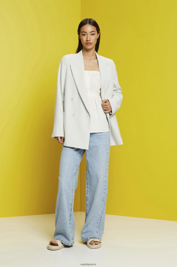 γυναίκες Esprit άσπρο ανάγλυφο καμί μπλουζα 0J044P224