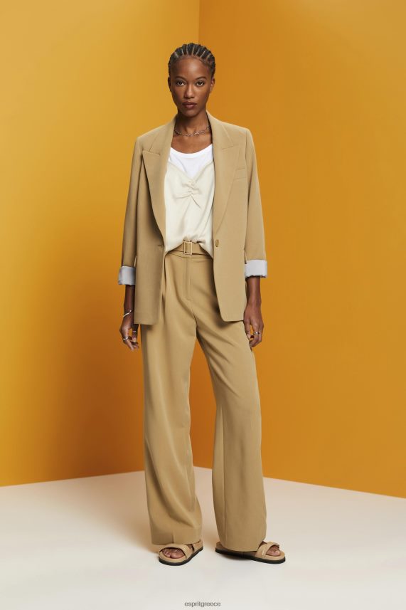 γυναίκες Esprit ελαφρύ γκρι σατέν τιράντα τοπ μπλουζα 0J044P355