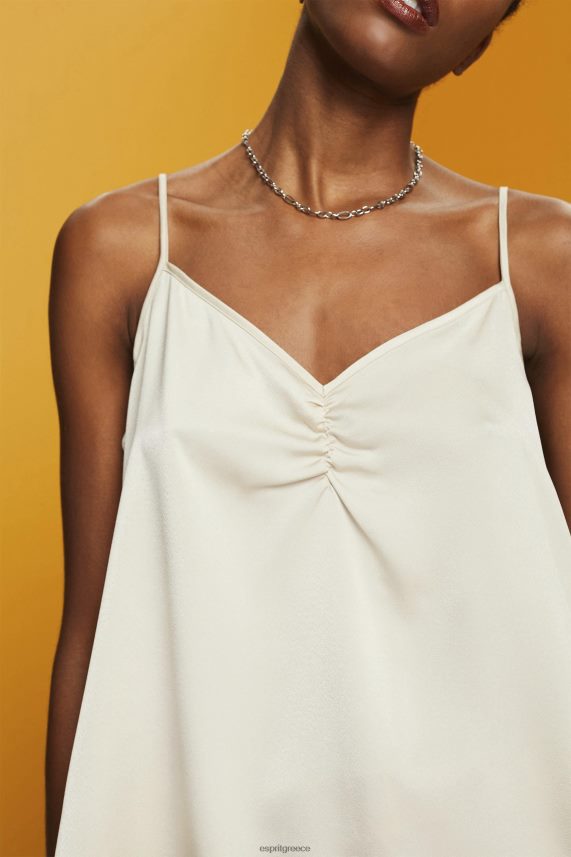 γυναίκες Esprit ελαφρύ γκρι σατέν τιράντα τοπ μπλουζα 0J044P355