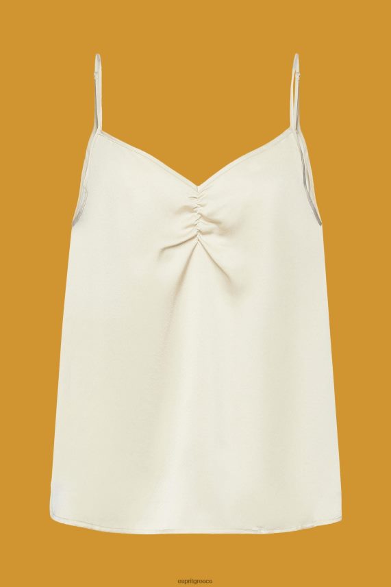 γυναίκες Esprit ελαφρύ γκρι σατέν τιράντα τοπ μπλουζα 0J044P355