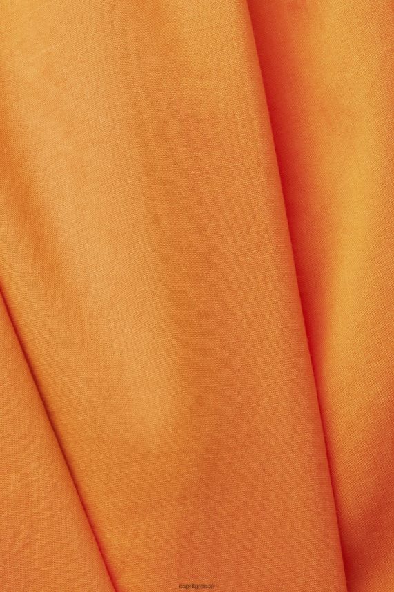 γυναίκες Esprit πορτοκάλι μπλούζα καμιζόλα με smock, tencel μπλουζα 0J044P199