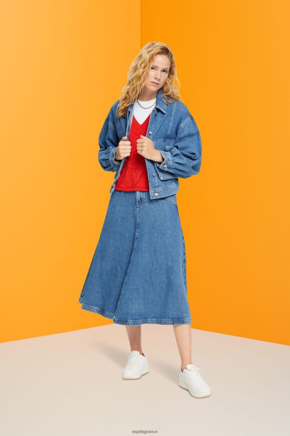 γυναίκες Esprit μπλε μέτριο πλύσιμο τζιν μπουφάν μπουφάν 0J044P549