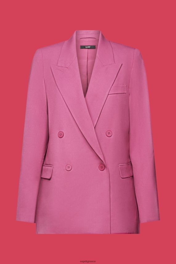 γυναίκες Esprit βιολέτα μπλέιζερ υφαντά παλτό 0J044P133