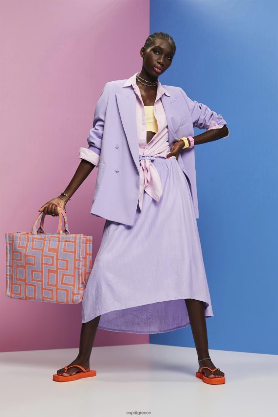 γυναίκες Esprit λεβάντα διπλό μπλέιζερ παλτό 0J044P256