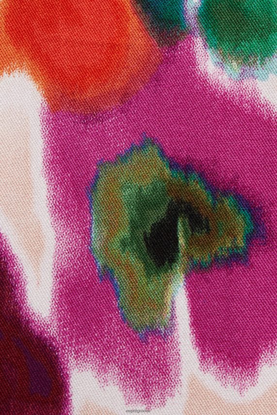 γυναίκες Esprit άσπρο παντελόνι με φλοράλ στάμπα παντελόνι & παντελόνι 0J044P131