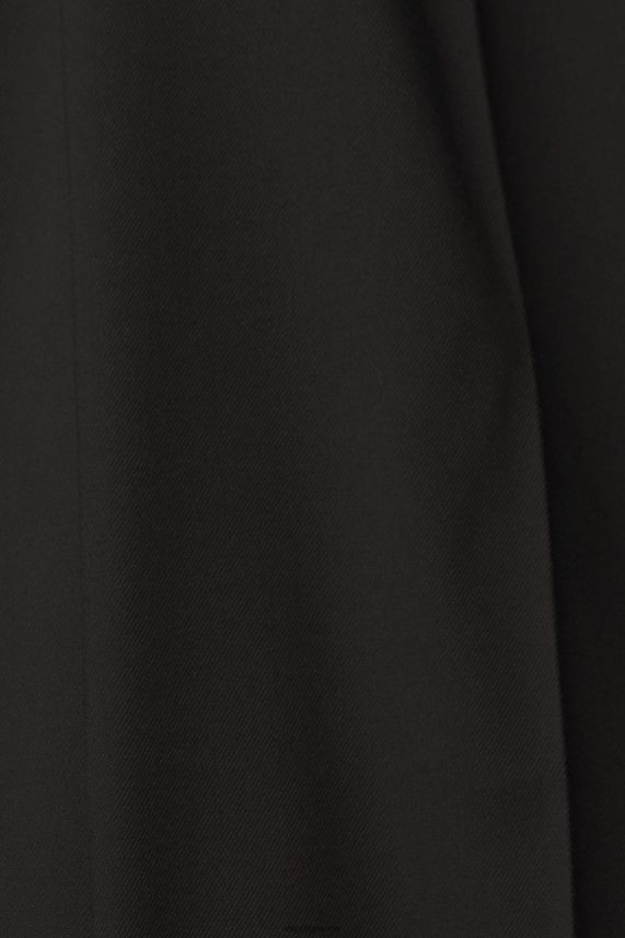 γυναίκες Esprit μαύρος ψηλό ψηλό φαρδύ παντελόνι παντελόνι & παντελόνι 0J044P246