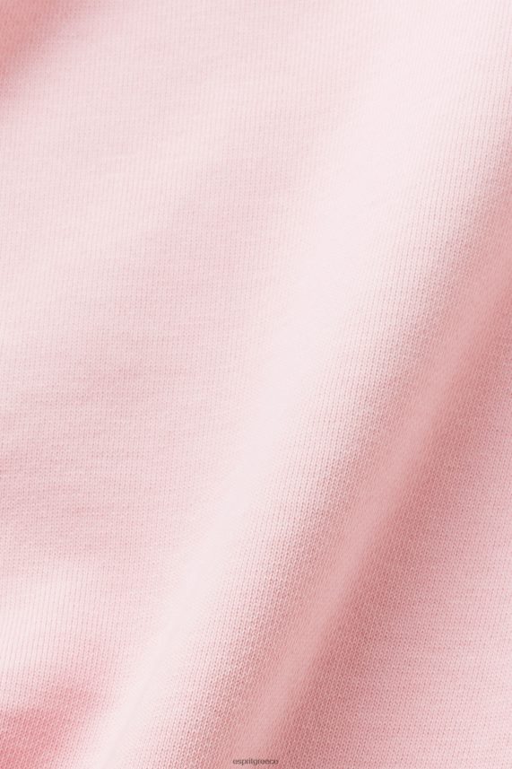 γυναίκες Esprit παστέλ ροζ παντελόνι αθλητικής φόρμας με λογότυπο, οργανικό βαμβάκι παντελόνι & παντελόνι 0J044P6