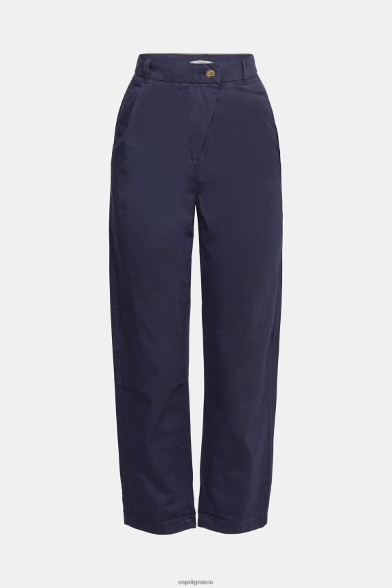 γυναίκες Esprit ΠΟΛΕΜΙΚΟ ΝΑΥΤΙΚΟ ψηλό σινιόν, 100% βαμβάκι pima παντελόνι & παντελόνι 0J044P344