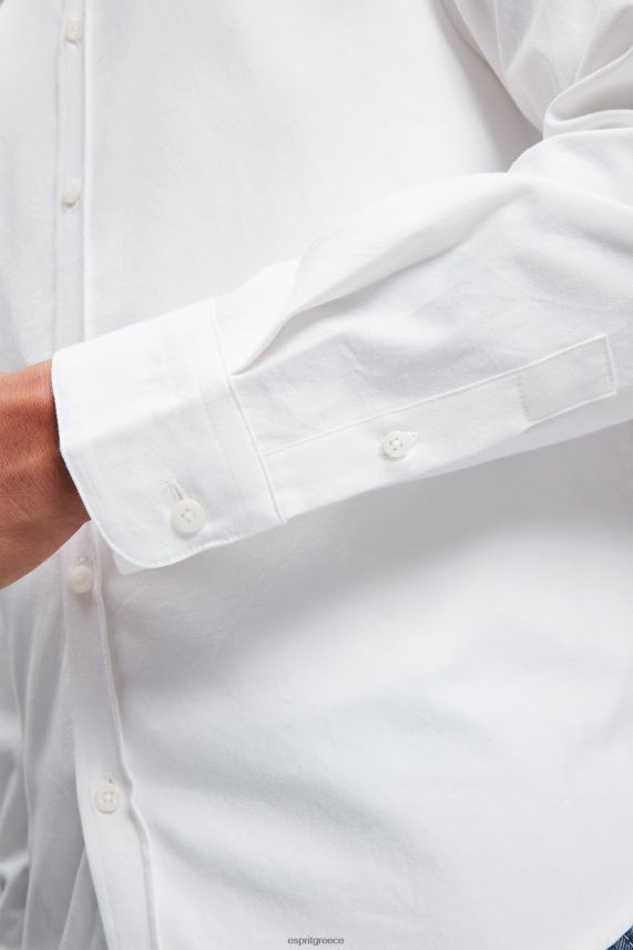 γυναίκες ESPRIT x Rest & Recreation άσπρο κάψουλα oxford πουκάμισο πουκάμισα 0J044P471
