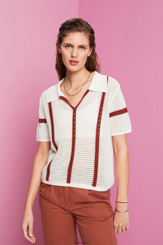 γυναίκες Esprit πάγος κοντομάνικο άλμα πόλο πουλόβερ 0J044P105