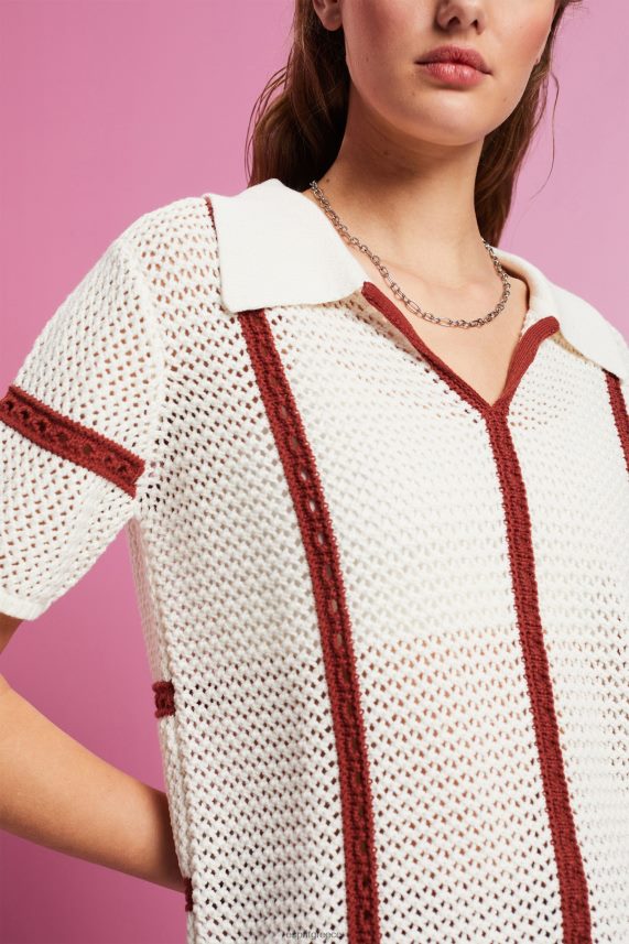 γυναίκες Esprit πάγος κοντομάνικο άλμα πόλο πουλόβερ 0J044P105